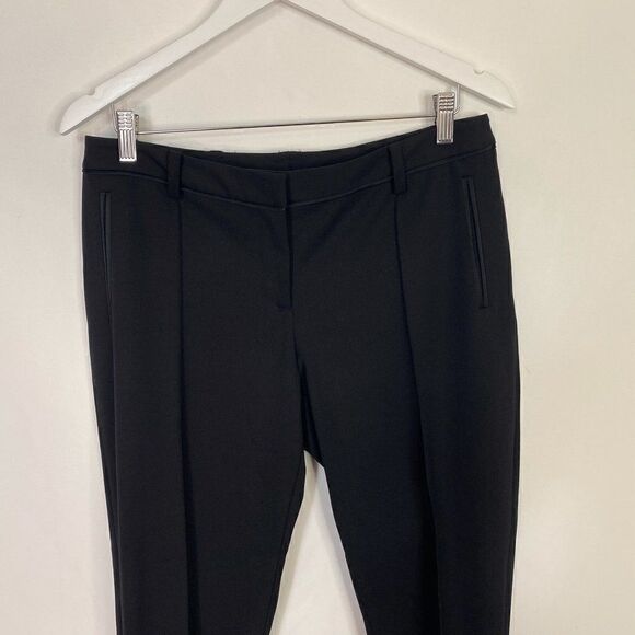 Jason Wu Black Wool Blend Tapered Dress Pants - Picture 3 of 6